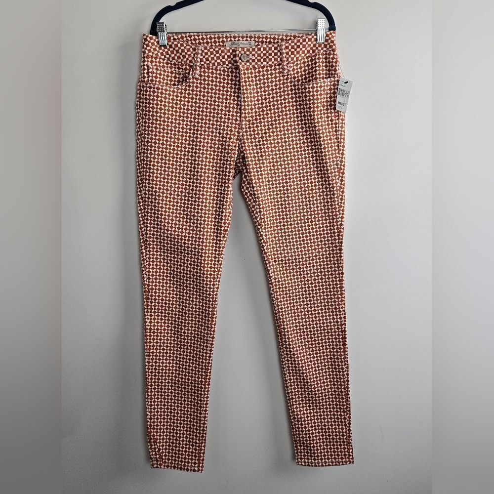 MAVI Alexa Mid-Rise Skinny Patterned Jeans Sz 32 or 14 NEW